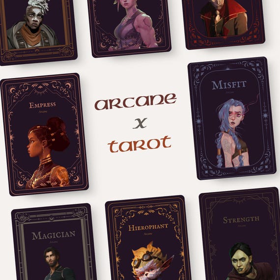 Arcane Tarot Poster | Arcane Poster | Tarot Poster | League