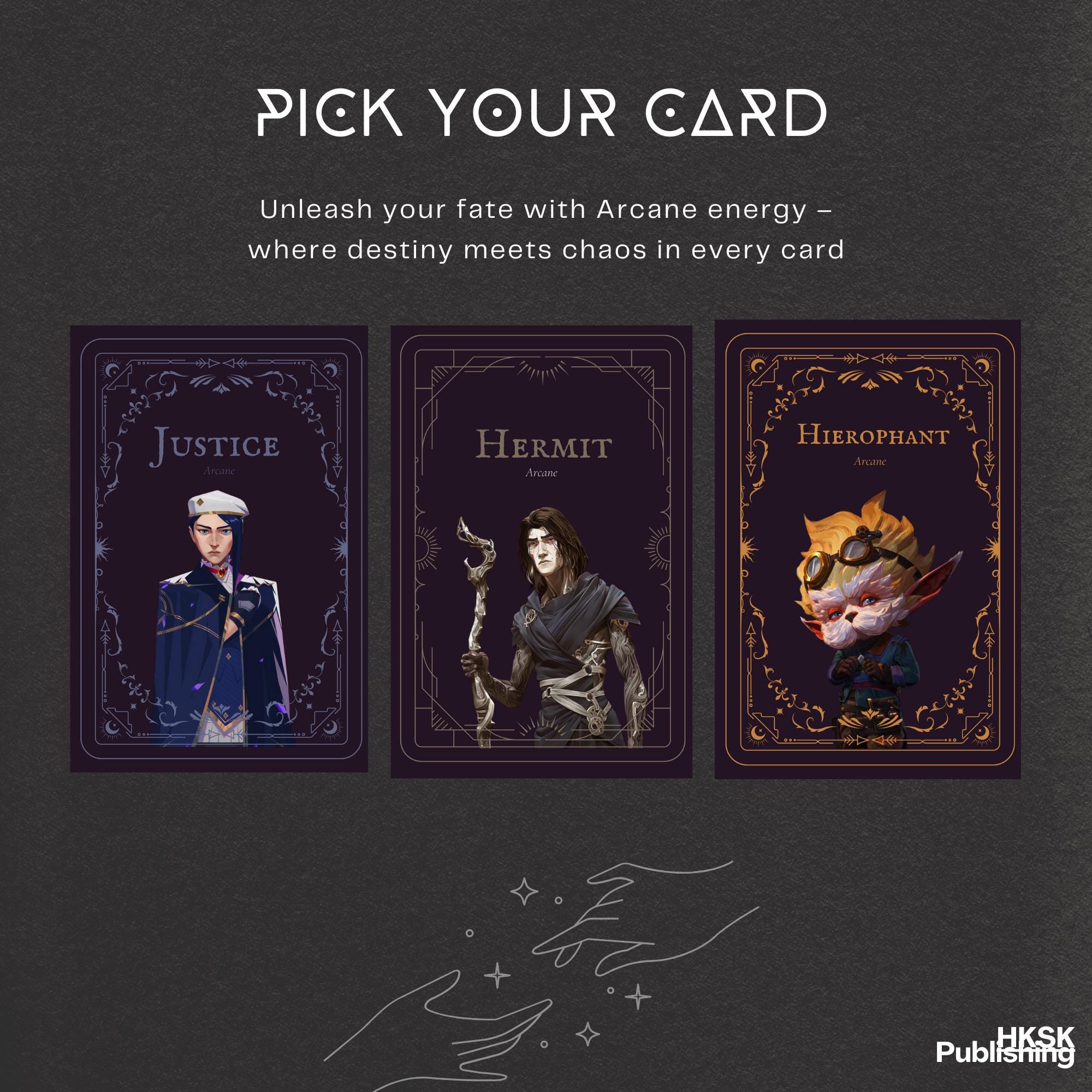 Arcane Tarot Poster | Arcane Poster | Tarot Poster | League