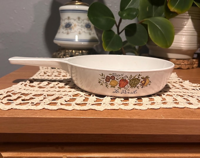 Vintage Corning Ware Skillet Pan Le Persil 6.5" P-83 No Lid