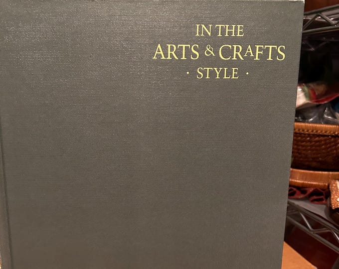 Vintage 1993 Arts & Crafts Style Interior Design Book Barbara Mayer Mission Style Decor Inspiration