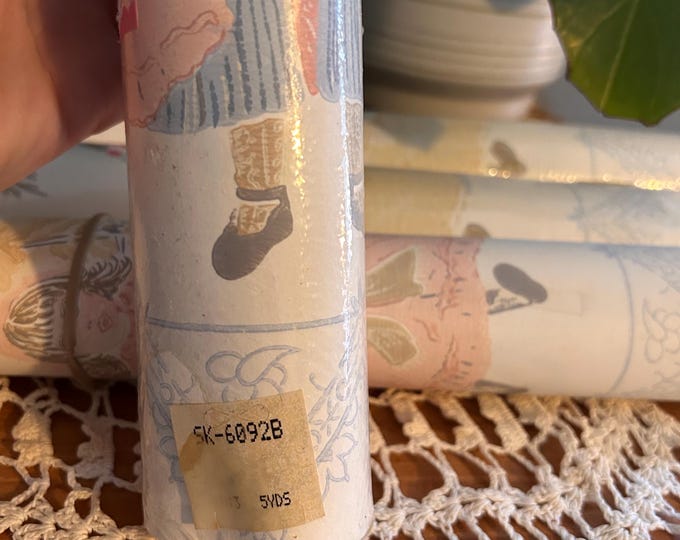 4 Vintage Victorian Girl Wallpaper Border Rolls Cottagecore Nursery Doll Decor