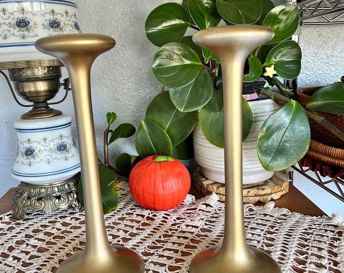 Vintage IKEA Carl Ojerstam Kagla Gold Tone Versatile Tealight Candle Holders