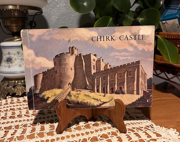 Vintage Chirk Castle Tourism Booklet. Illustrated Survey Of A Historic Home
