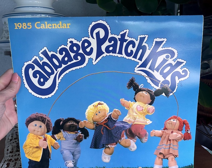 Unused Vintage Cabbage Patch Kids 1985 Calendar by Appalachian Art Works Inc.