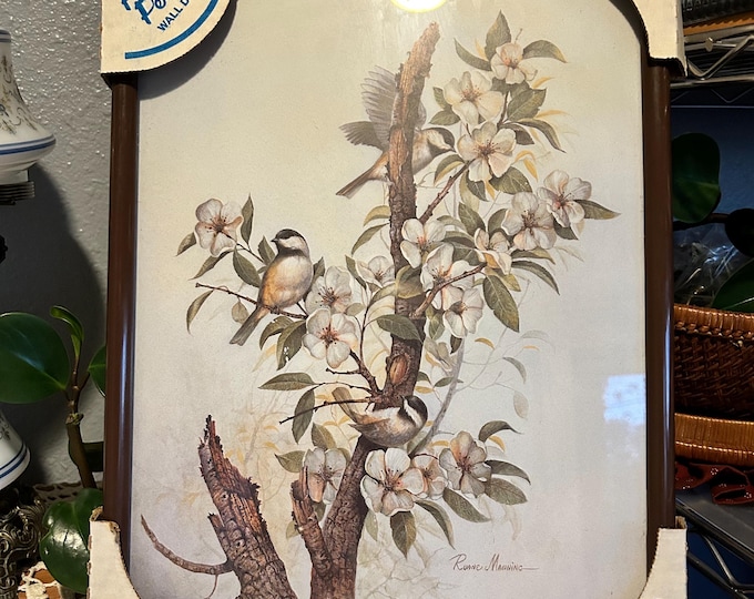 Vintage Bird On A Branch  by Ruane Manning. Picture Perfects Wall Decor Print. Original Packaging