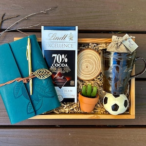 Thank You Gift Box: Notebook, Mug, Chocolate & Tea