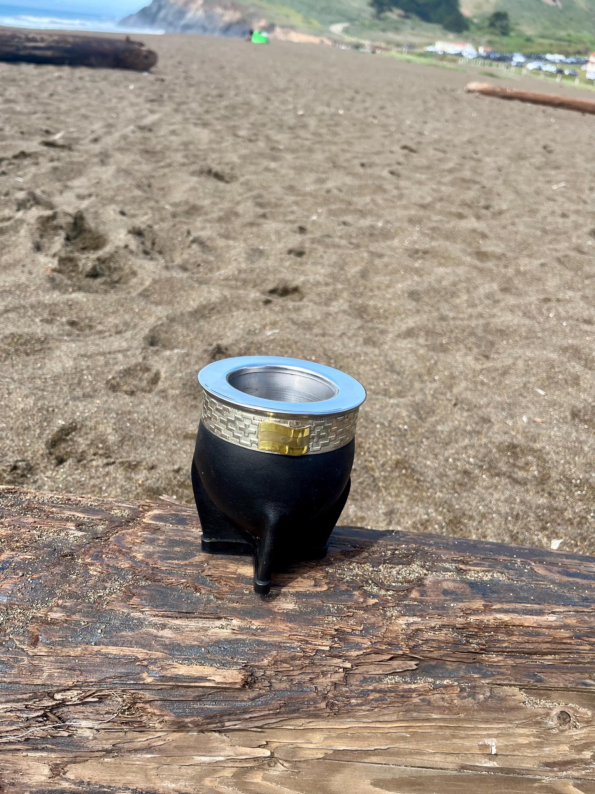 Yerba Mate Stainless Steel interior (Argentina Flag)