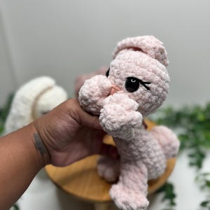 Crochet Bunny Snuggler – Handmade Baby Comfort Toy