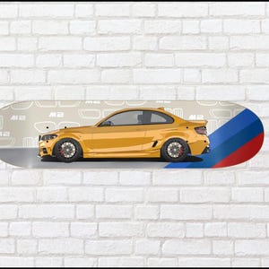BMW M2 Skateboard (Pre order) Hand Drawn Design!