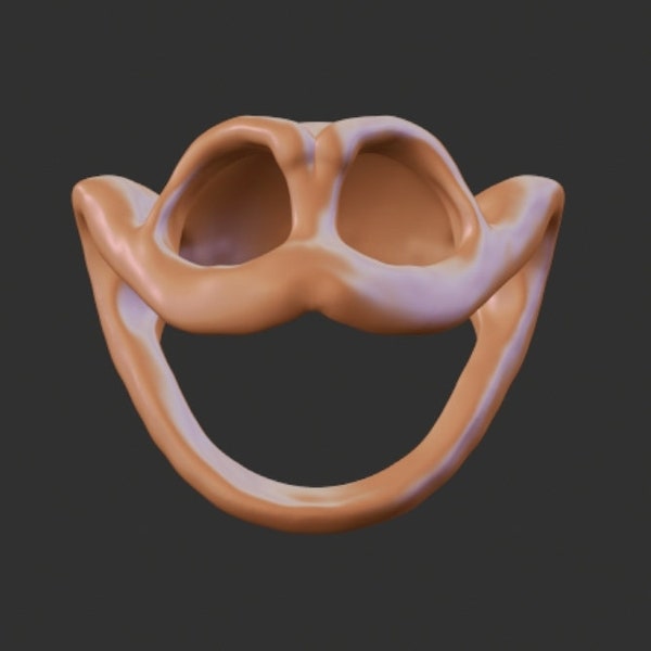 Smiling Critters head base digital download