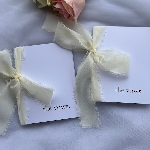 The Vows (Vow Book Pair)