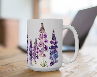 Lupine Ceramic Mug 15oz