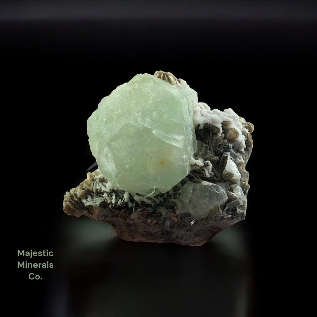 Rare Blue/Green Fluorite with Mica