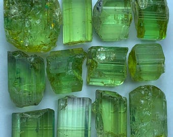 53 Carat Natural Facet Grade Tourmaline Rough Lot from Afghanistan. Rough Tourmaline, Tourmaline for cutting, Tourmaline for jewelry.