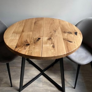 Extendable dining table, solid wood dining table, transformation table, wooden dining table, oak table, dining table