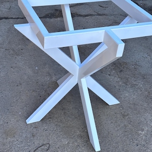 Heavy Duty Steel Table Base: Dining & Kitchen, Metal Frame