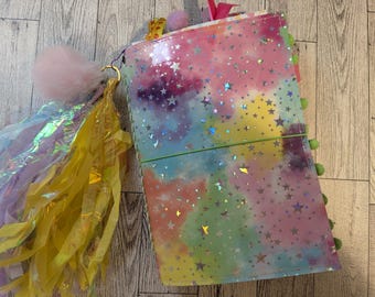 Girly Girl Junk Journal (Green Closure)