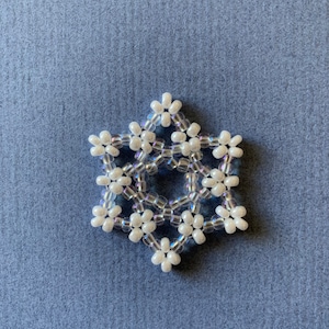 Snowflake Ornament-ONE small | Christmas Ornament | Holiday Decor | Winter Decor | Small snowflake ornament | Christmas tree ornament