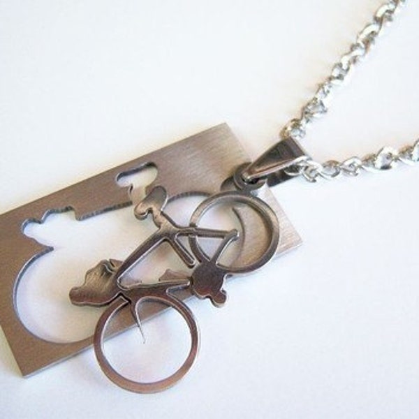 bicycle necklace