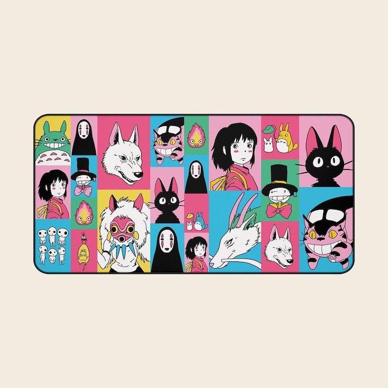Studio Ghibli Mouse Pad & Desk Mat | Anime Pop Art Desk Decor image 2