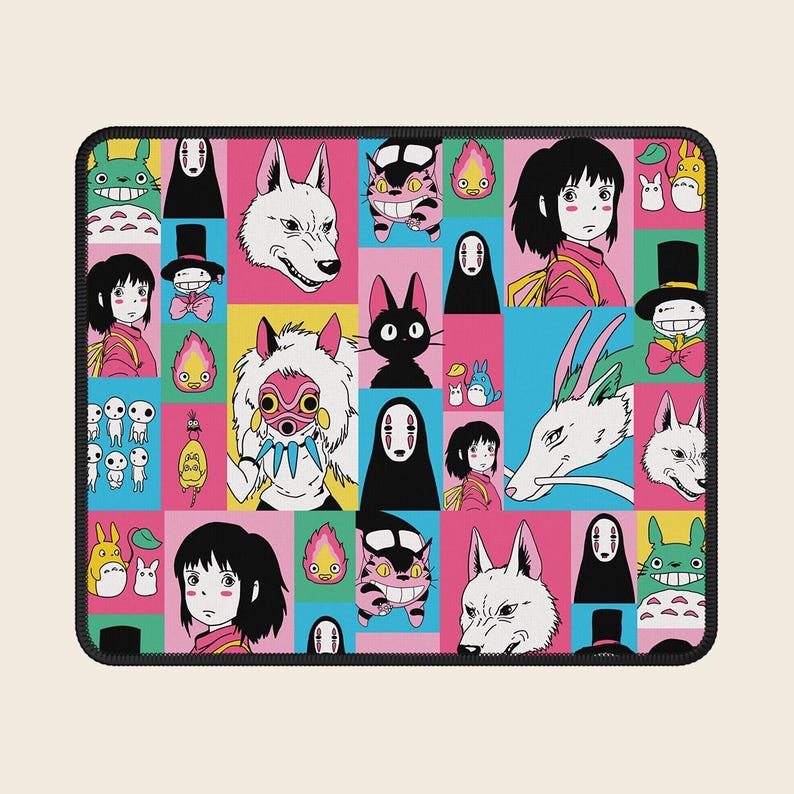 Studio Ghibli Mouse Pad & Desk Mat | Anime Pop Art Desk Decor image 5