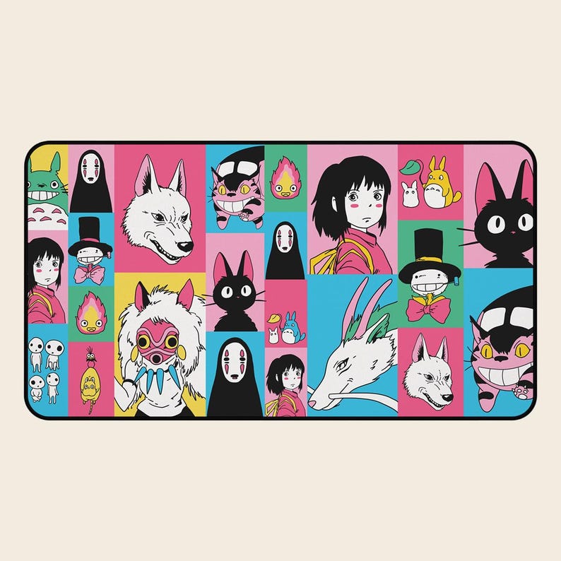 Studio Ghibli Mouse Pad & Desk Mat | Anime Pop Art Desk Decor image 3