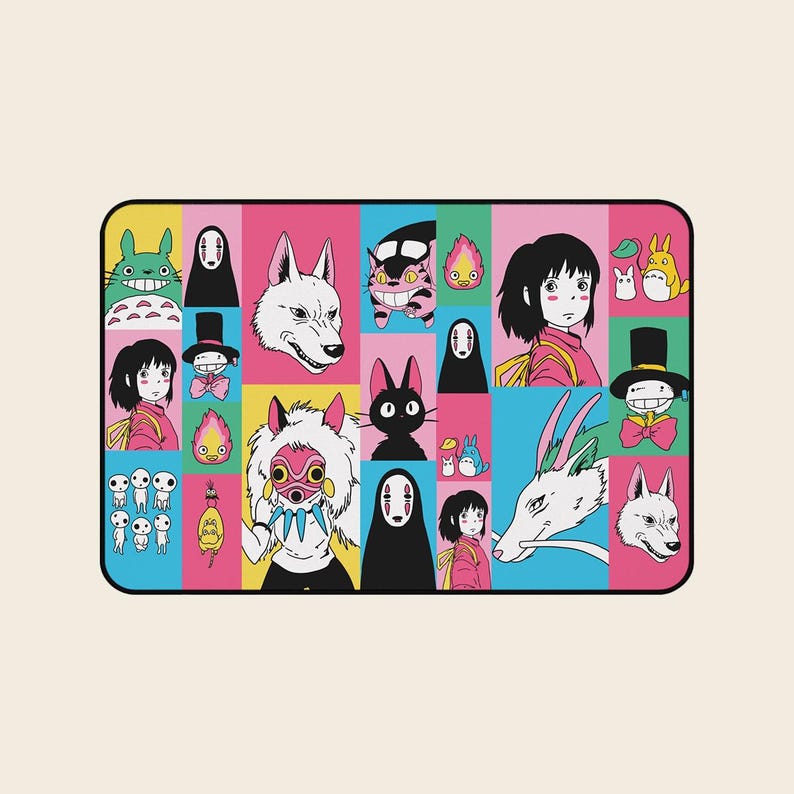 Studio Ghibli Mouse Pad & Desk Mat | Anime Pop Art Desk Decor image 4