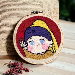 Punch Needle Coaster,Punchneedle,Punch Needle Design, Punch Needle Kit,Punch Needle Set,Lavor Punch Needle,Punch Neddle Pattern