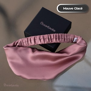 100% Mulberry Silk Headband | Soft Silky Hair Wrap | No Breakage | Gentle on Edges | Smooth Silk Hairband | Gentle Hairband for Everyday Use