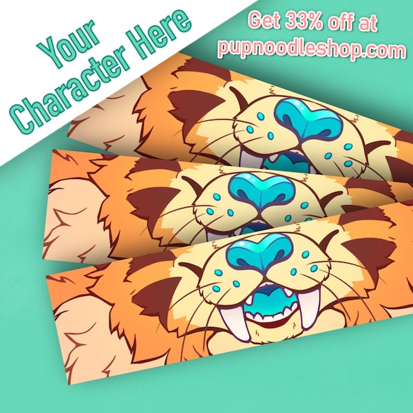 Custom Bumper Sticker | Your Character Here | YCH Furry Merch