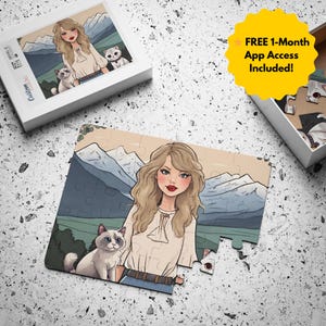Karma is a Cat: Taylor Swift Cartoon Puzzle