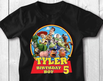 Toy Story birthday shirt, personalized gift, birthday, custom shirt, birthday gift, custom, birthday shirt, Toy Story birthday, disney