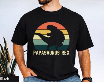 Papasaurus Rex Shirt Funny Dad Dinosaur Tee, T Rex Dad Shirt, Jurassic Dad Shirt, Gift for Dad, Fathers Day Shirt, Dino Dad Tee