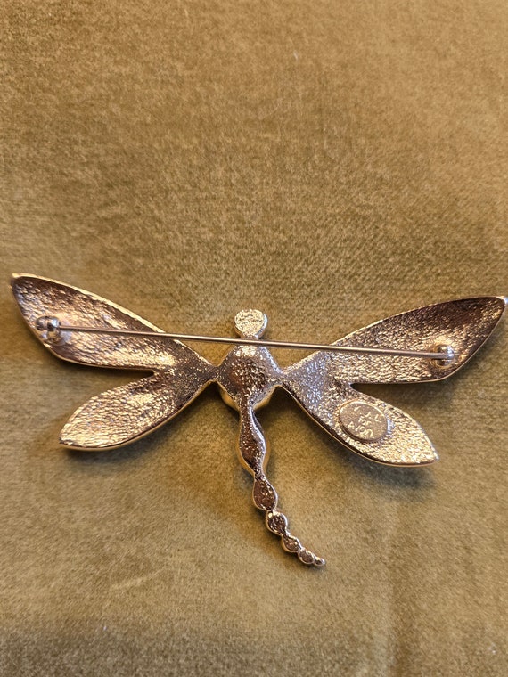 vintage KJL Kenneth Jay Lane for Avon Gold Tone P… - image 3