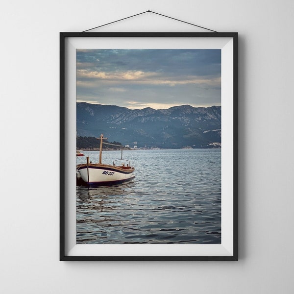 SEASIDE PHOTOGRAPHY, Seascape Pictures for Wall, Boat Pictures to Print, Boat Pictures Download, Home Decor Digital Products, Boat Photo