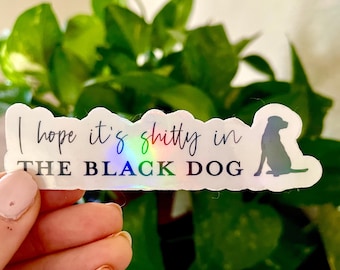 The Black Dog Taylor Sticker | Tortured Poets Department Sticker