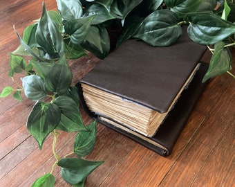 Practical Magic Tome Movie Recreation | Journal, Spellbook, Recipe, Family Heirloom Hand-Bound Leather Book