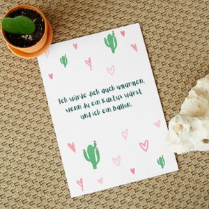 Tarjeta de cumpleaños divertida DIN A6, tarjeta plegable, tarjeta de felicitación para cumpleaños, mejores amigos, familia, pareja, colegas, día de San Valentín, regalo.