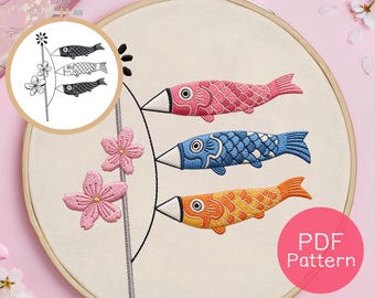 鯉のぼりの魚旗のぬいぐるみの縫製パターン、パーティーの飾り