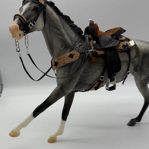 Western saddle and bridle set #21