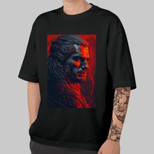 Geralt Of Rivia Shirt, Witcher Geralt, geralt, The Witcher, the witcher shirt, the witcher 3, fantasy, the witcher art,the witcher poster