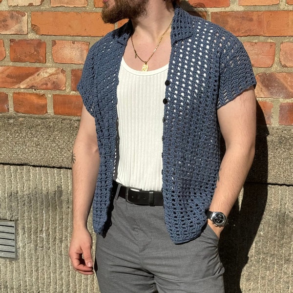 Kasper Mesh Shirt - Crochet Pattern