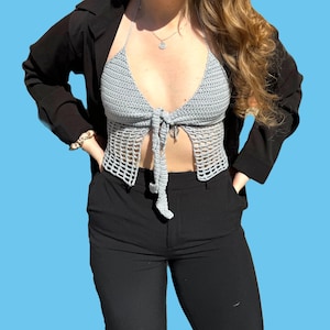 The Signe Top | Crochet Pattern Womens shirt | Summer Beach | Beginner-Friendly | Easy Step-by-Step Pattern | Made to Measure | PDF Download
