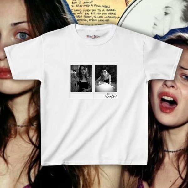 Fiona Apple Polaroid Baby Tee, 90s Baby Tee, Vintage Baby Tee, Fiona Apple Merch, Graphic Baby Tee