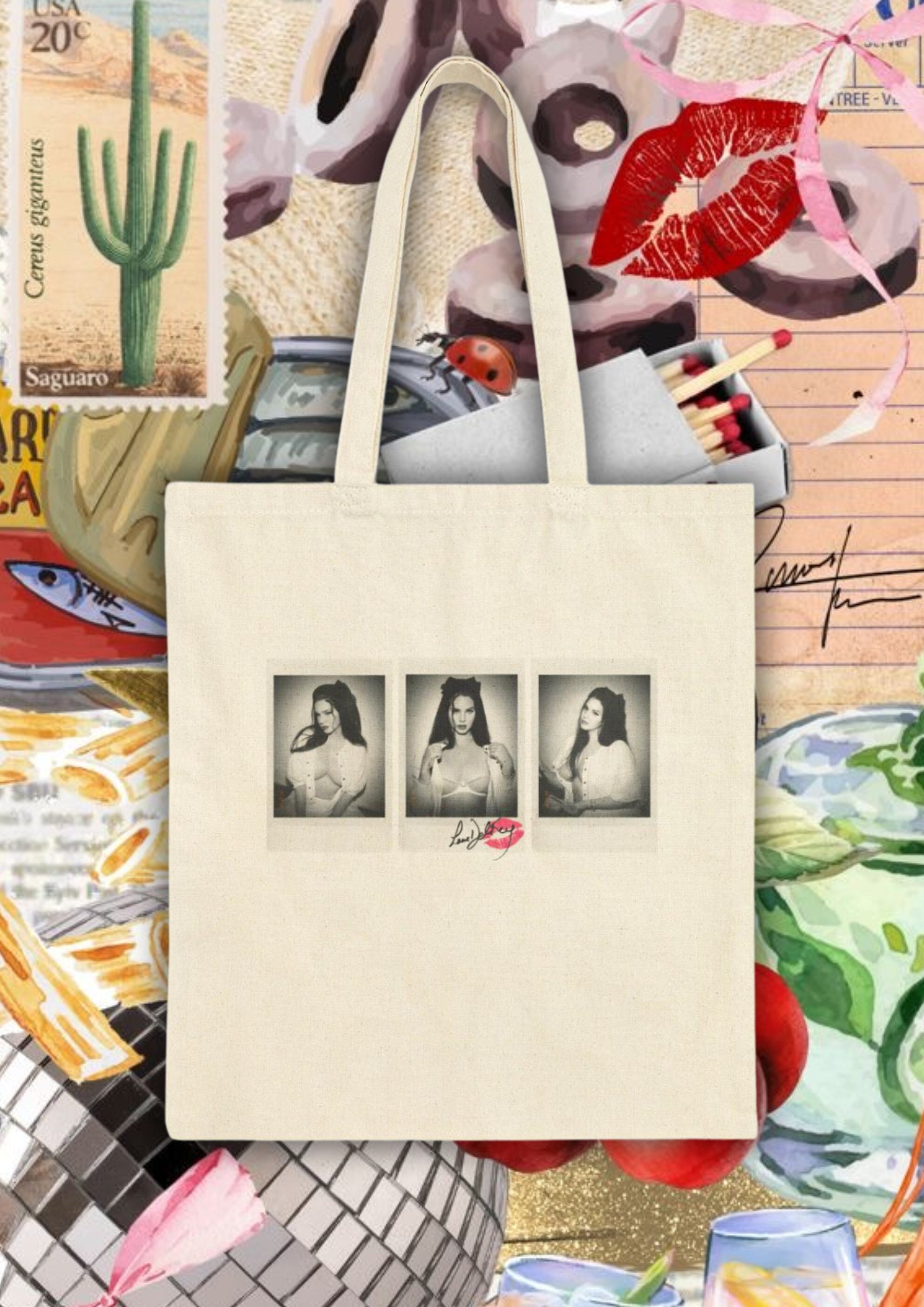 Lana Del Rey Tote Bag Lana Del Rey Merch Ocean Blvd Tote Bag Aesthetic Lana Merch Etsy Ireland