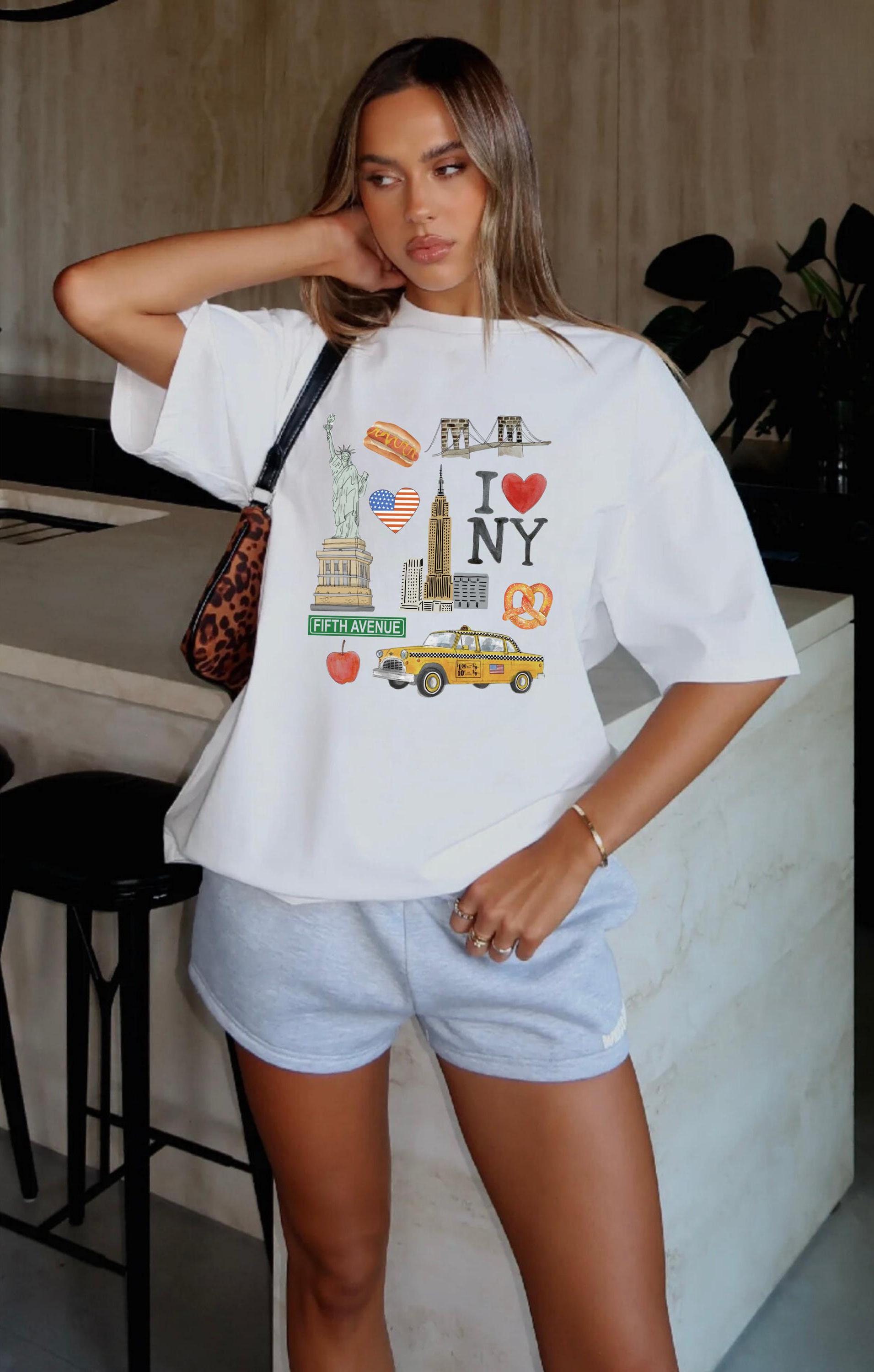 Preppy Trendy Crew Necks Brooklyn Sweatshirt, Trendy Preppy