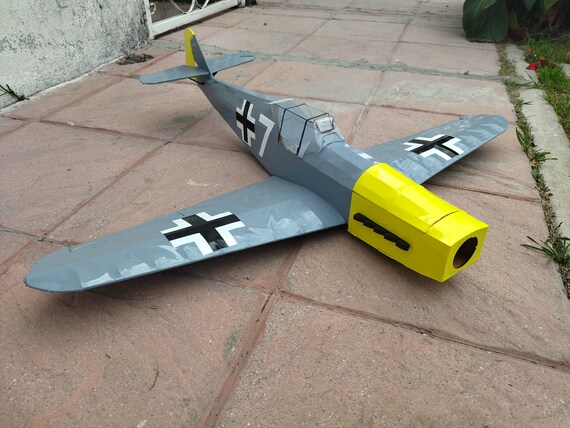 DXFデジタルプラン。メッサーシュミット BF-109 ラジコン飛行機 - Etsy