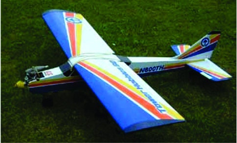 DXF digital Rc airplane plan. Alpha 40 trainer