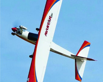 DXF digital plan. Avistar rc plane.