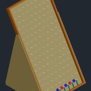 Lebensgroßes Plinko Gesellschaftsspiel